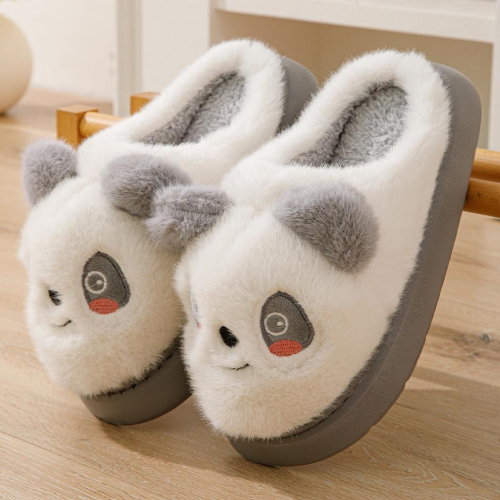 Cotton Slippers, Women's Shoes, Thick Soled, Home Slippers, Cartoon, Plush Slippers, Thick, Warm Slippers, Cotton Shoes, Non Slip Slippers