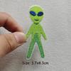 DIY UFO Patch Iron On Patches On Clothes Heat-adhesive Embroidered Patches For Clothing Alien Patch For Clothes Jackets