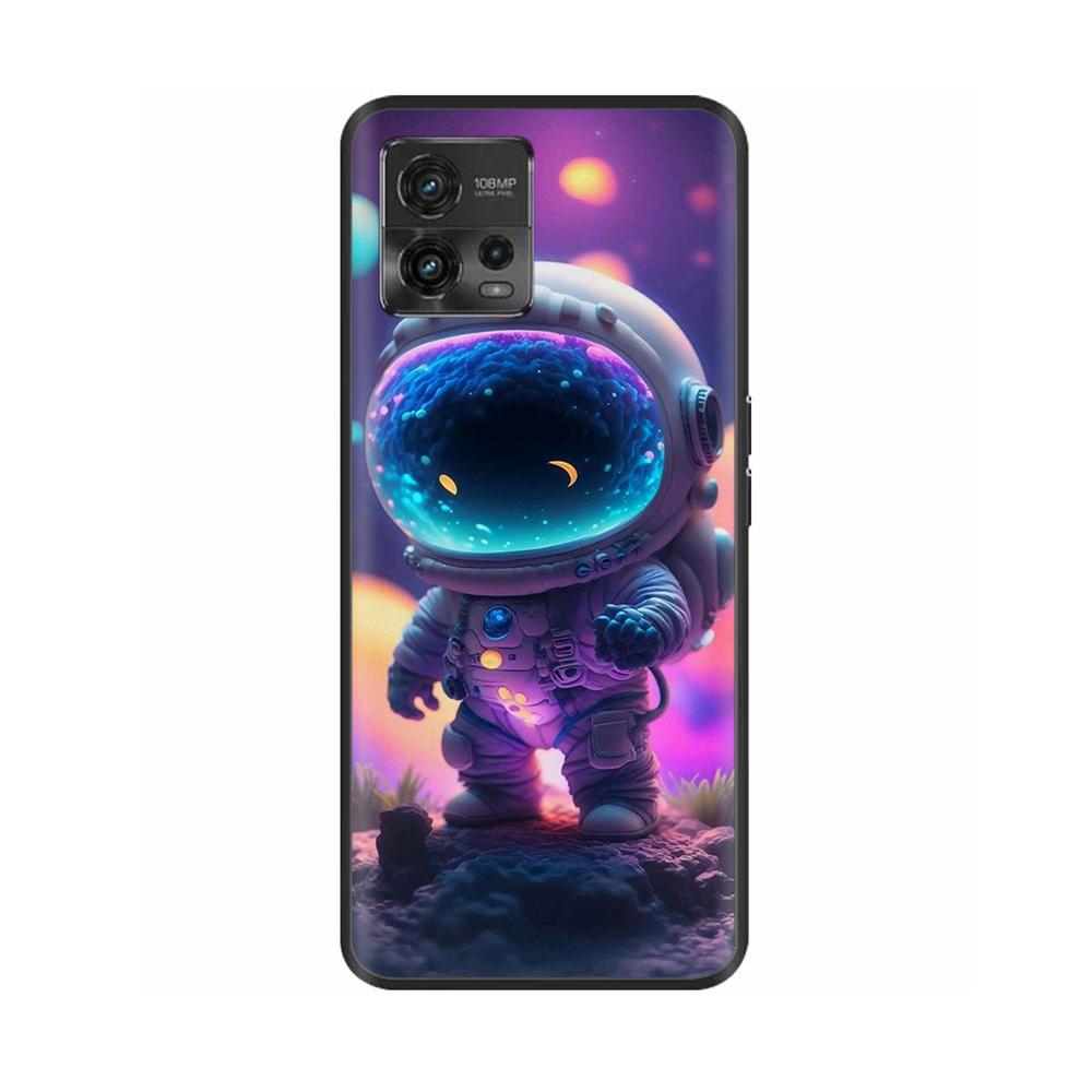 For Moto G72 Case Couple Panda Phone Back Cover For Motorola G72 Cover MotoG72 G 72 Protective Soft Liquid Silicone Funda Bumper