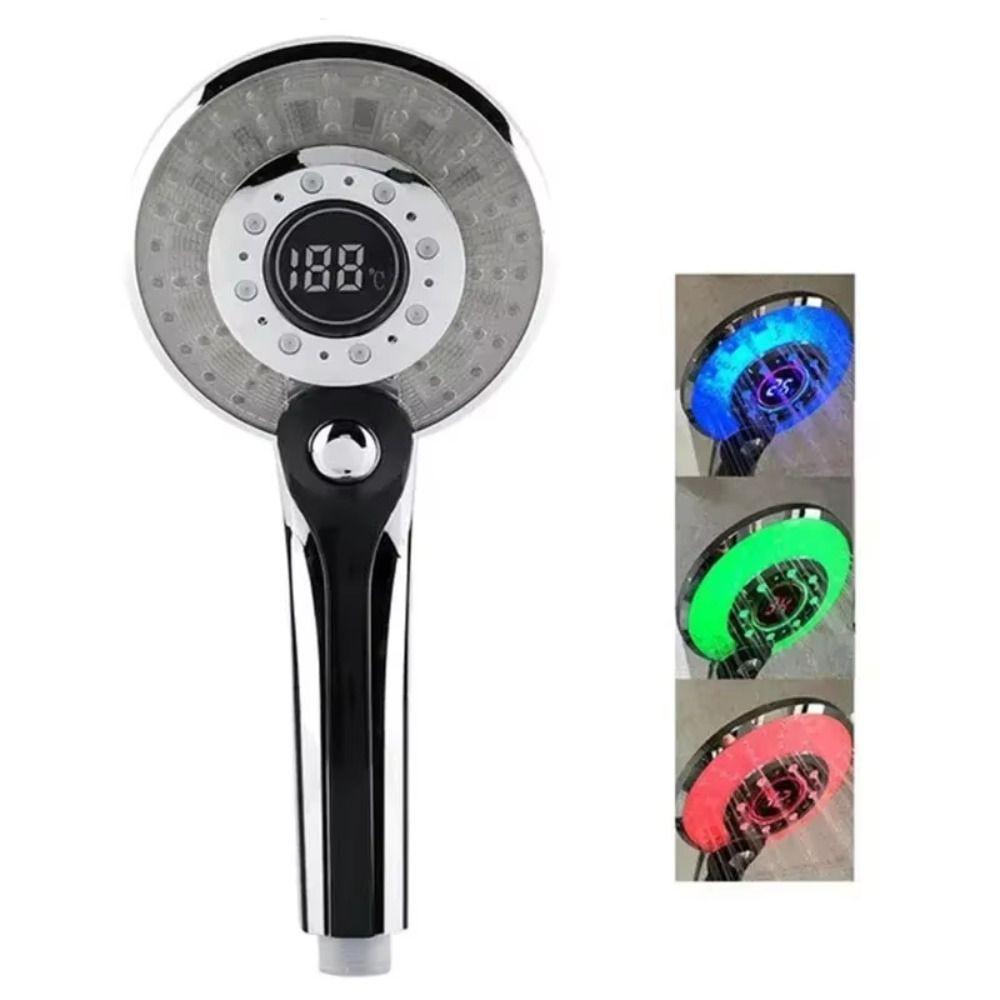 Датчик температуры 3 цвета светодиодный кран вода мощность светящиеся душевые распылители Главная