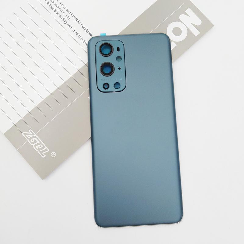+ Back Cover For Oneplus 9 Pro Glass Battery Cover Rear Housing Case Replacement Part For One Plus 1+ 9Pro & Camera Lens