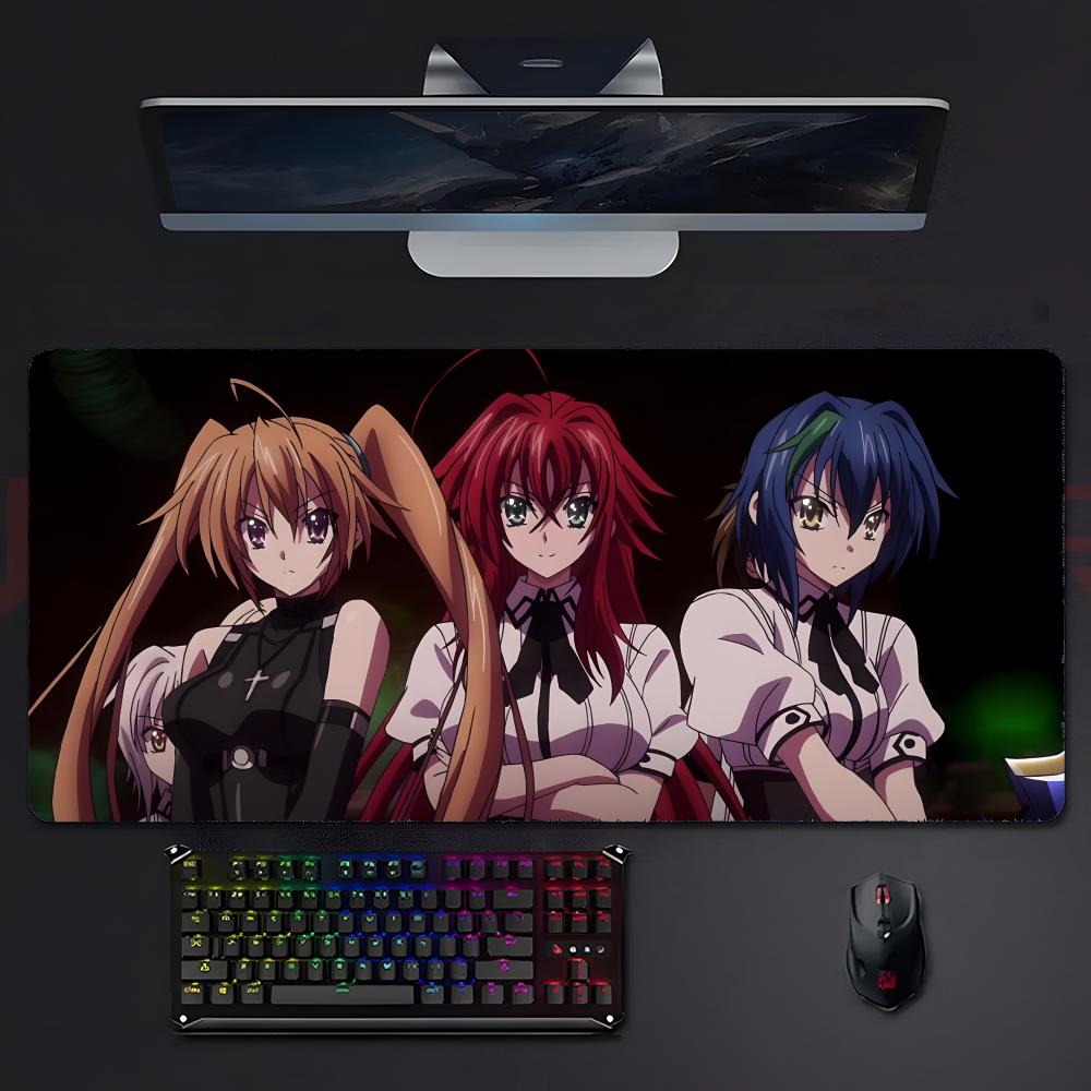 Hot Cool Anime Hhigh School Dxd Mouse Pad Large Gaming Mousepad With Stitched Edges Thickened Desk Mat Pc