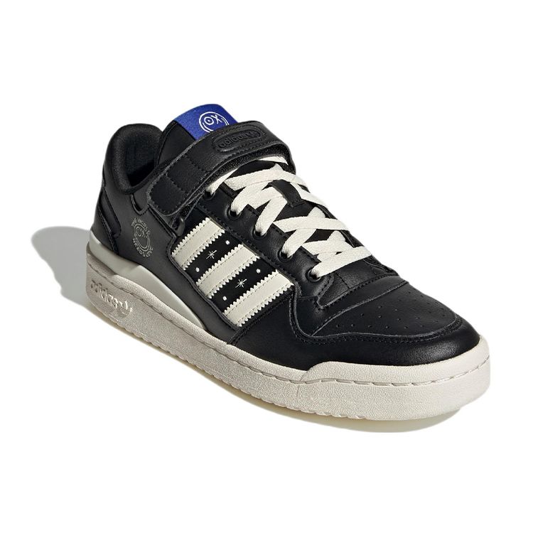 Андре Сарайва x adidas Forum Low Миру нужна любовь Унисекс Кроссовки Черный Основной черный Кремово-белый GZ2205
