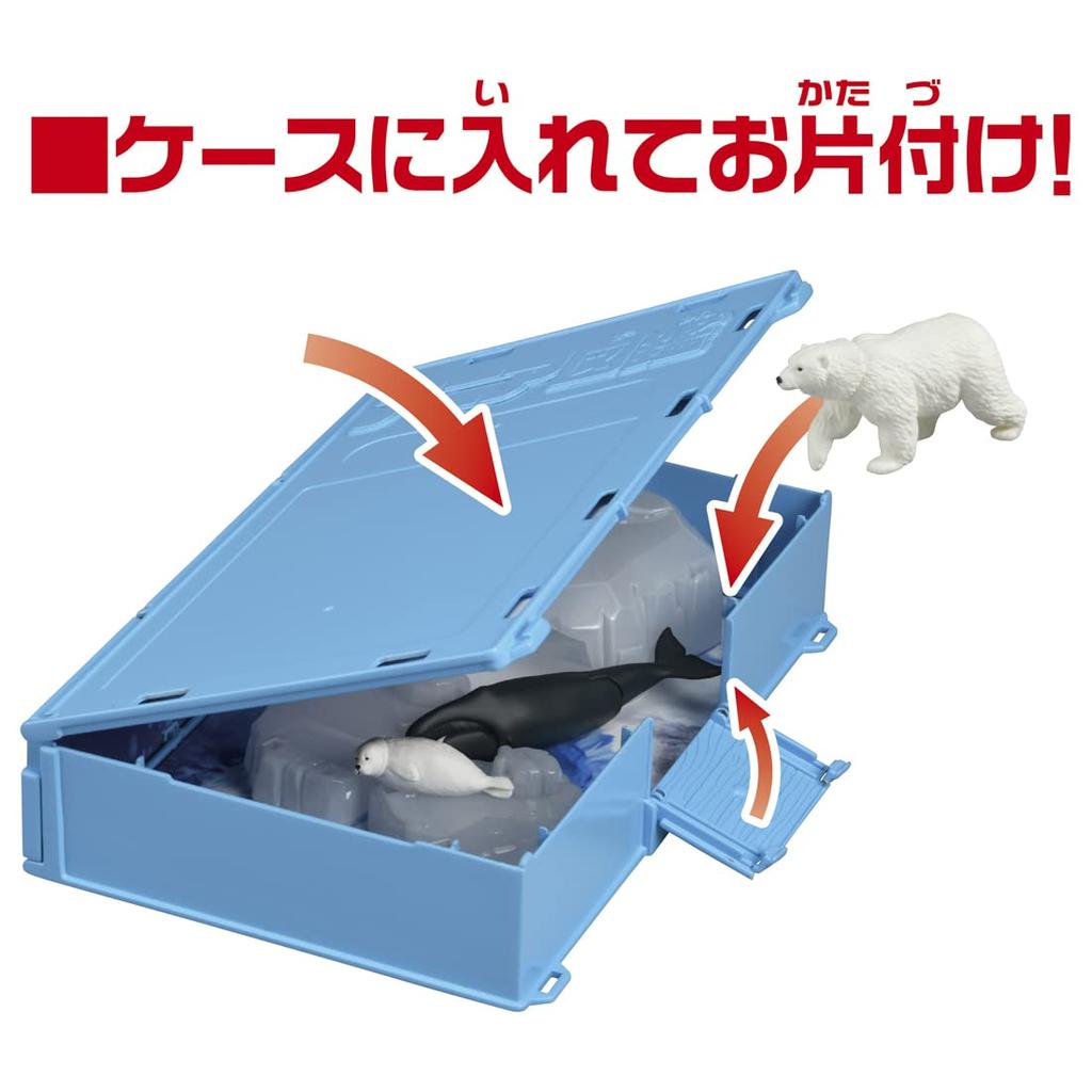 Takara Tomy Ania Ania Illustrated My First Aquatic Popular Arctic Sea Creatures Ages 3 and Up Guide Creatures, Set, Animals, Dinosaurs, Toys,