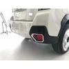 For Subaru XV GT 2018   ABS Chrome Rear Reflector Fog Light Lamp Cover Trim Bezel Frame Styling Garnish
