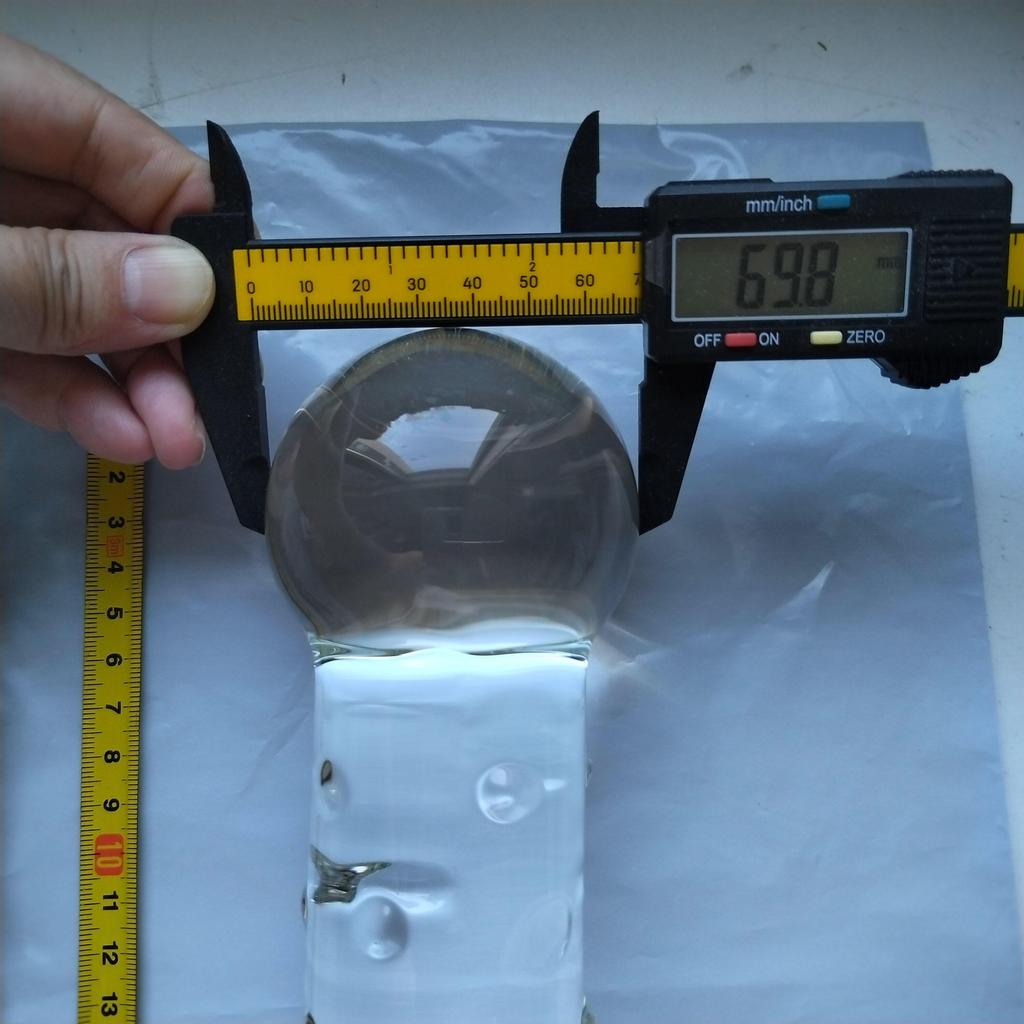 VaHppy Большой размер 1450 г 7 см анальная пробка jumbo skillfulness анальный расширитель тренировочные мастурбаторы дилдо стеклянные секс-игрушки для геев