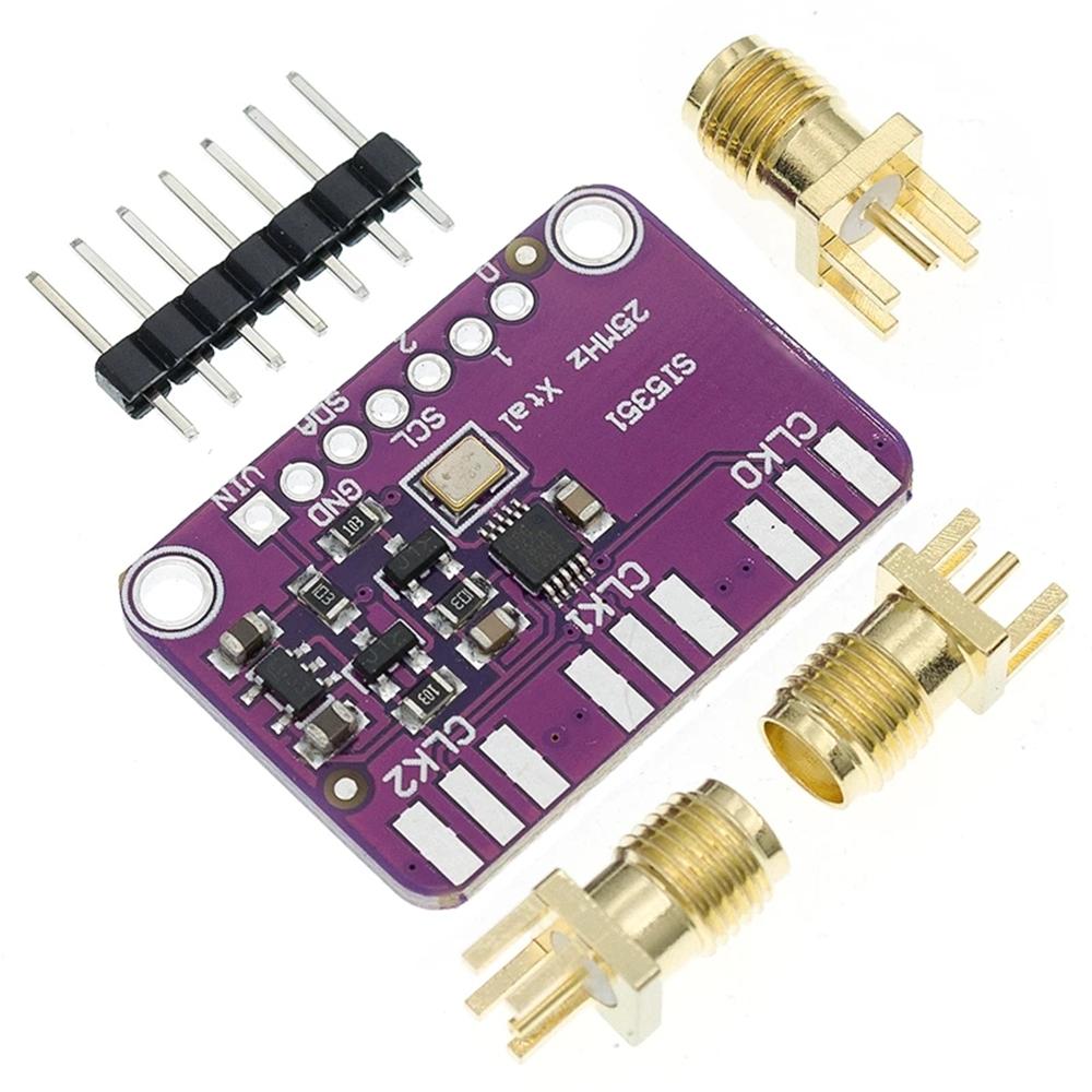 Wave Frequency Si5351 8KHz-160MHz DC 3V-5V Board Module Signal Generator Si5351A Clock Generator