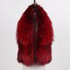 New Winter Lady Natural Luxury Real Fox Fur Scarf Shawl Full Pelt Warm Soft  Genuine Fox Fur Scarves Women Real Fur Muffler