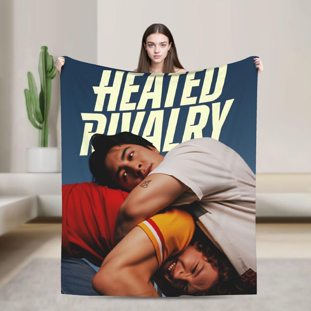 Heated Rivalry Flannel Blankets Warm Soft Throw Blanket for Living Room Travel Street Trend Bedspread Sofa Bed Cover