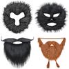 Halloween Fake Beard With Monkey Design For Adults Party Costumes