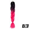 MISS WIG Synthetic Long Braid Ponytail Extension Straight Sleek Wrap Around Colorful Braid Hair Extensions Ponytail Natural Soft For Women Wear