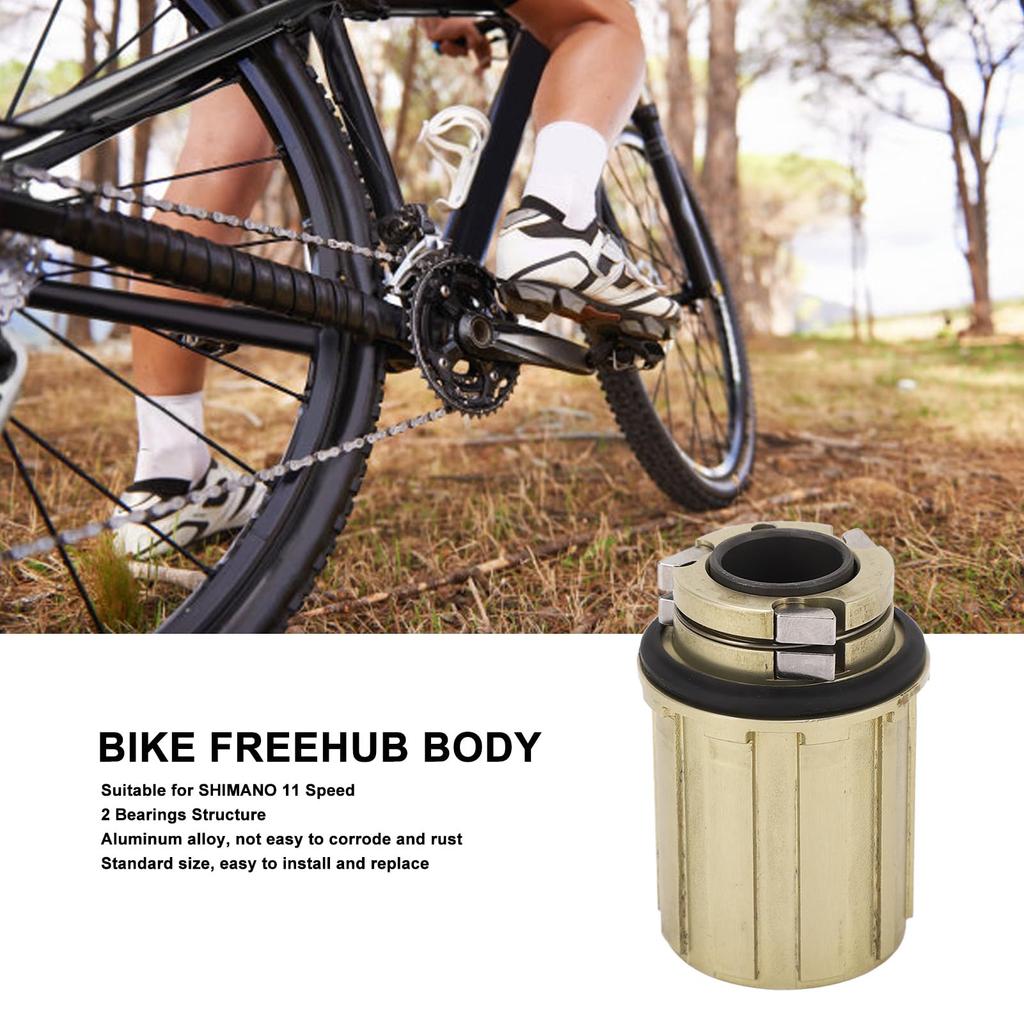 Корпус фрихаба для 11-скоростного велосипеда из алюминиевого сплава с двумя подшипниками и отверстием 15 мм для горного шоссейного велосипеда
