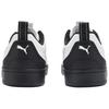 Puma Кроссовки унисекс низкие белые с черным заземлением универсальные удобные 408705-01
