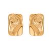 GEMCHIC Women's Geometric Square Gold Earrings Vintage Stainless Steel Studs 18K Plated Fashion Jewelry