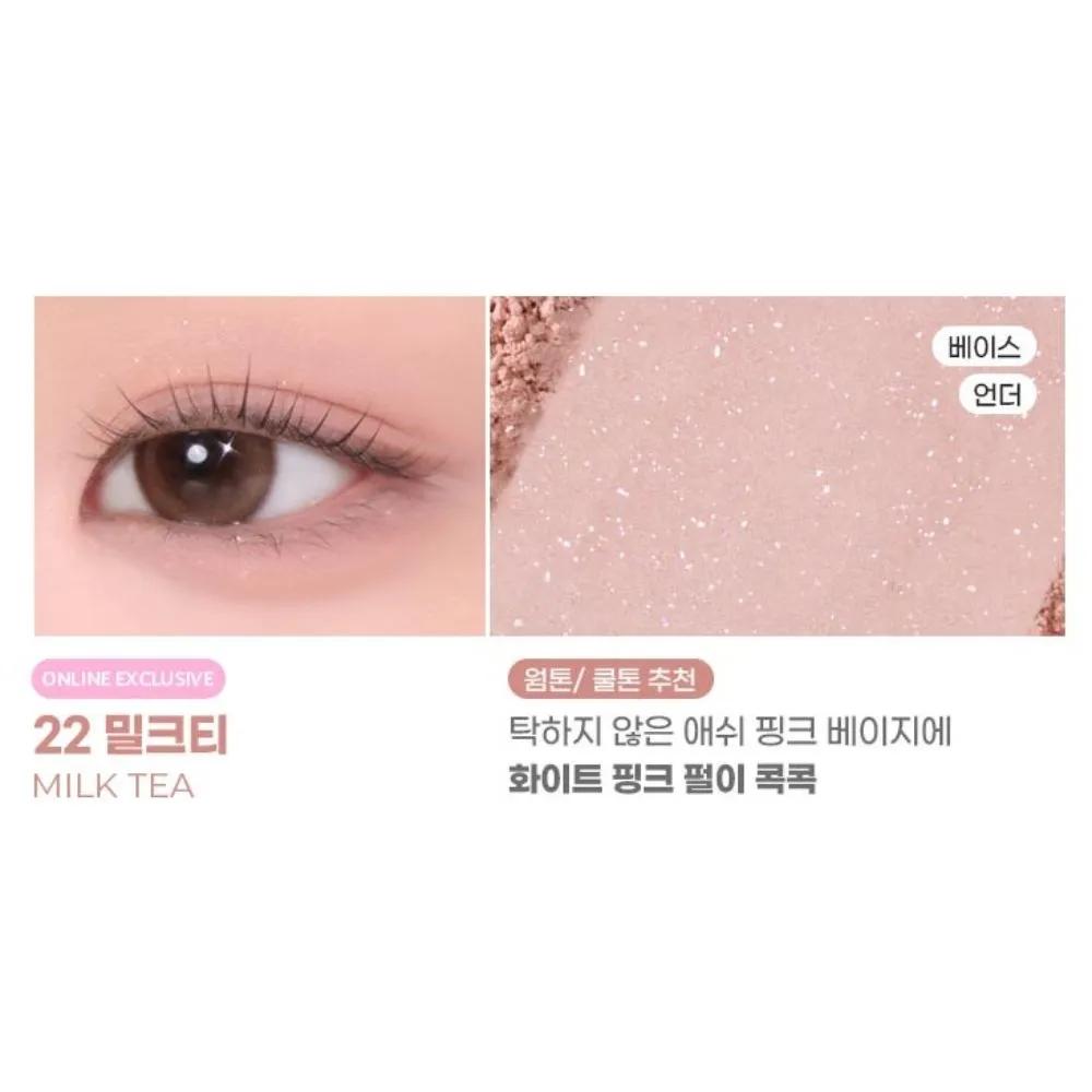 Colorgram Single Cube Eyeshadow Matte Pearl 22 Milk Tea x2