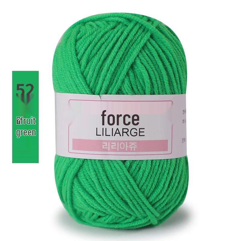 4-слойная молочная хлопковая пряжа для детских свитеров, кукол, обуви, шапок, вязания крючком и DIY-проектов