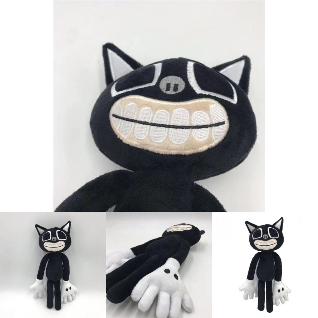 Серия Siren Head Плюшевая игрушка Черный кот Мягкая набивная кукла Идеально подходит для поклонников ужасов