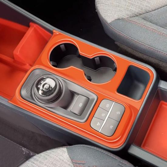 Fit For Ford Maverick - Orange ABS Central Control Gear Shift Panel Trim