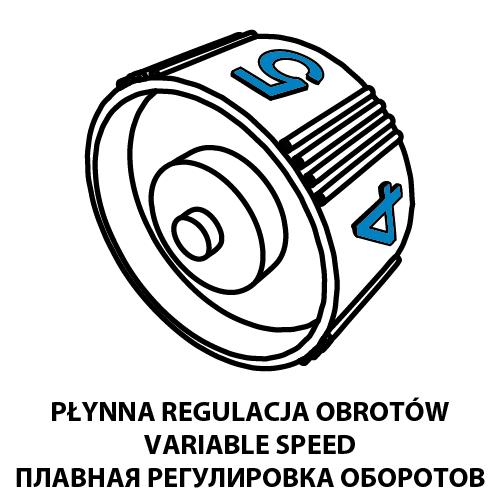 Brushless battery mixer Energy+ 18V, speed: I: 250-400 min-1, II: 350-650 min⁻¹