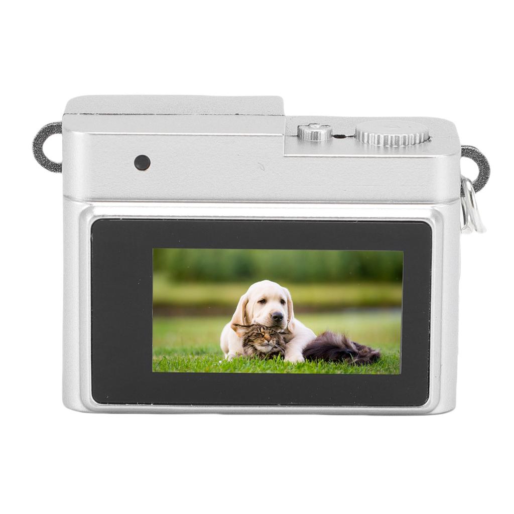 Small Vintage Digital Camera 1080P FHD 0.96 Inch Color Screen 128GB LED Fill Light Pocket Digital Camera