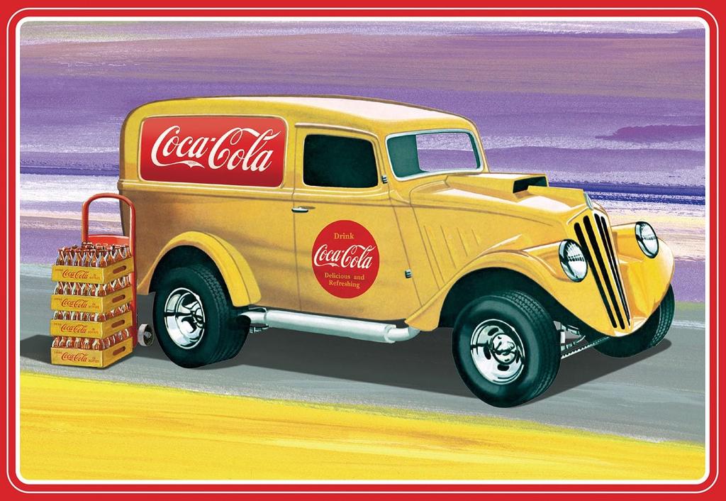 Platts AMT 1933 Willys Panel Truck Plastic Model AMT1406 1/25 Coca-Cola
