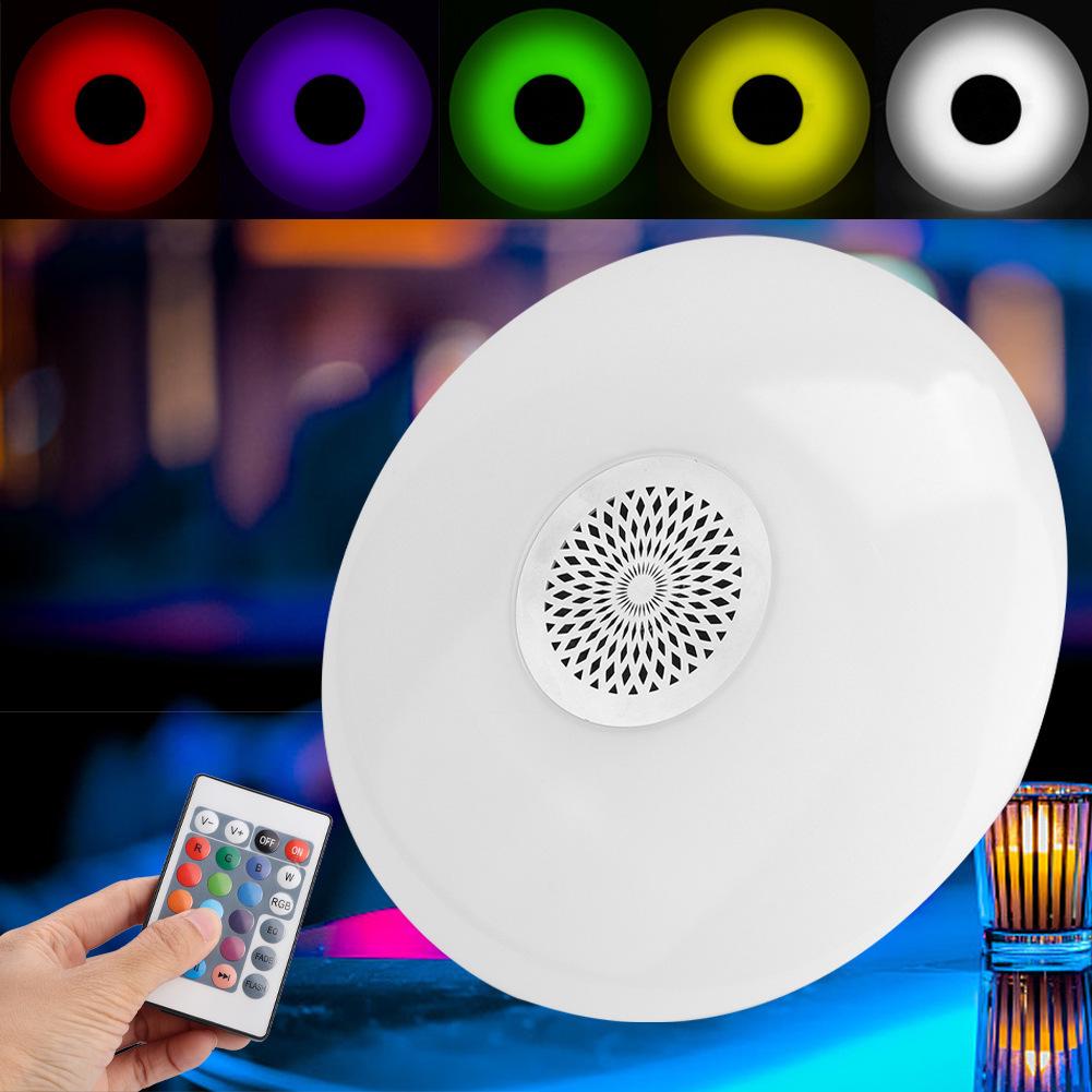 New Colorful Bluetooth Smart UFO Light: LED Music & Remote-Controlled Atmosphere