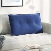 Back Cushion Police Blue 80 x 50 cm Cord Fabric