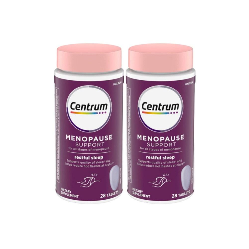 Centrum Women's Restful Sleep Menopause Support 28 Tablets Women's Sleep Supplement 2 pcs