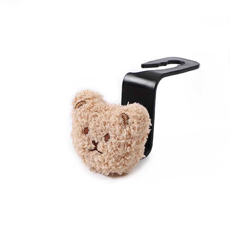 Car Hook Cartoon Bear Car Back Multi Functional Storage Hook Creative Cute Decoration Car Hook