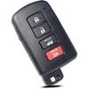 Keychain shell replacement part suitable for Toyota Avalon Camry Corolla RAV4 Highlander Sequoia 2011 2012 2013 2014 2015 2016 2017 2018  Keyless
