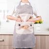 Фартук без рукавов из полиэстера с милой свиньей для домашней кухни и защиты от брызг