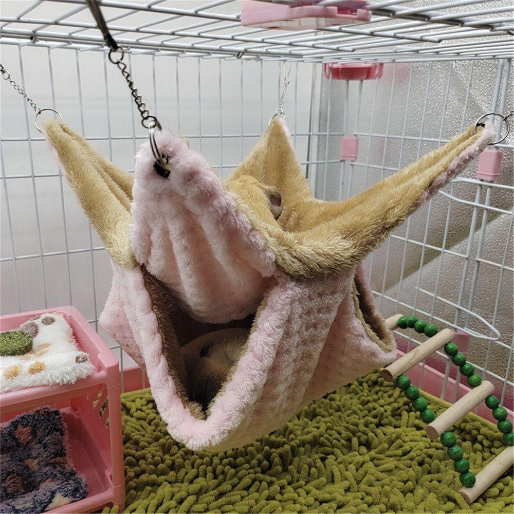 Pet Supplies Warm Hanging Pet Sleeping Bag Pet Hammock Hamster Cage Squirrel Beds