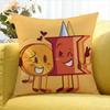 Bfdi BBattle For Dream Island  Various Sizes Square Pillow Case For Car Home Bedchamber Decor