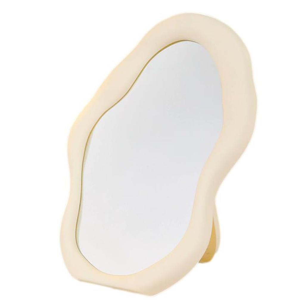 Wave Cute Vanity Stylish Makeup Interior Decor for Cute Makeup [Queen-b] Mirror, Mirror, Tabletop, Stand, Mirror, Girls, Desk, Cosmetics, Beauty,