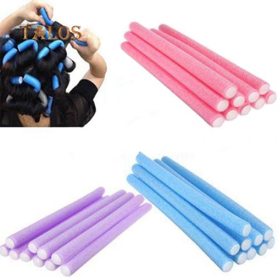 10 шт., мягкие пенопластовые бигуди, палочки для завивки волос «сделай сам», роликовый инструмент для завивки волос, инструмент для красоты и здоровья