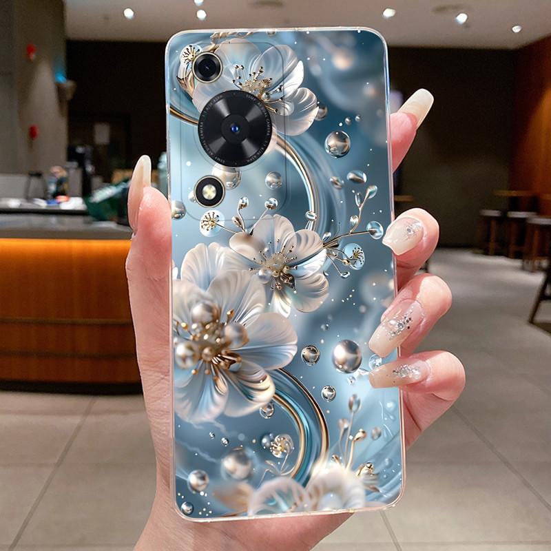 Для Huawei Nova Y63 Чехол NovaY63 Y 63 Чехол для телефона Прозрачный Силиконовый Модный Цветочный ТПУ Мягкие Чехлы для Huawei Nova Y72s Задние Крышки