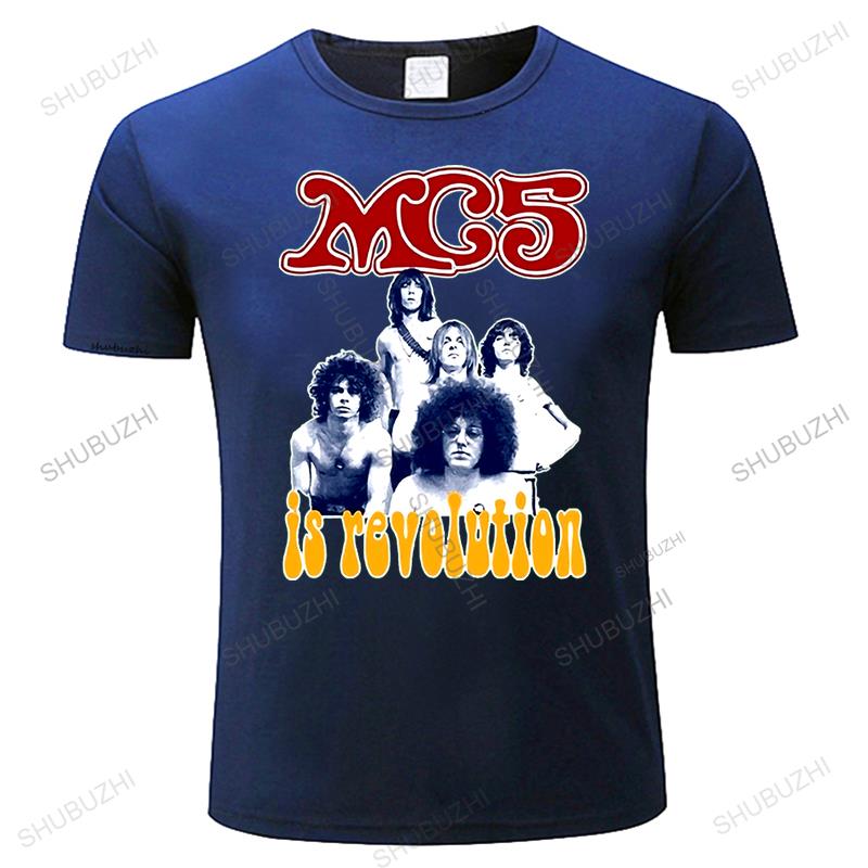 KAIXIAZ Мужская футболка Mc5 Футболка Футболки с рисунком Белая Революция Хлопковая футболка Мужская Летняя Мода короткий рукав Размер