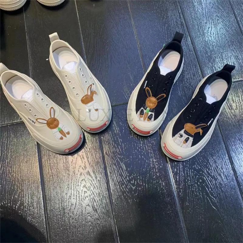 Summer Canvas Shoes Women Casual Walking Flats Slip-on Woman Vulcanize Shoe Ladies Comfortable Jogging Footwear Zapatos De Mujer