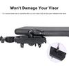 Upgrade Aluminum Alloy Sun Visor Repair Kit Heavy Duty Visor Mounting Clips Compatible With Jeep Wrangler JK JKU 2018/ Wrangler JL JLU 2018-/
