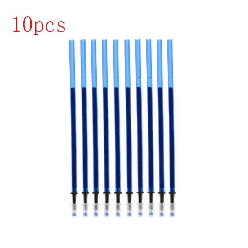 10/20Pcs 0.5mm Ink Gel Pen Erasable Refill Rod Erasable Pen Washable Handle School Writing Stationery Pen Refills