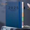 Ежедневник 2025 г. Одна страница в день Янв-Дек A5 Ежедневник 2025 Ежедневник Ежемесячные вкладки Твердый переплет 2025 Почасовая книга встреч