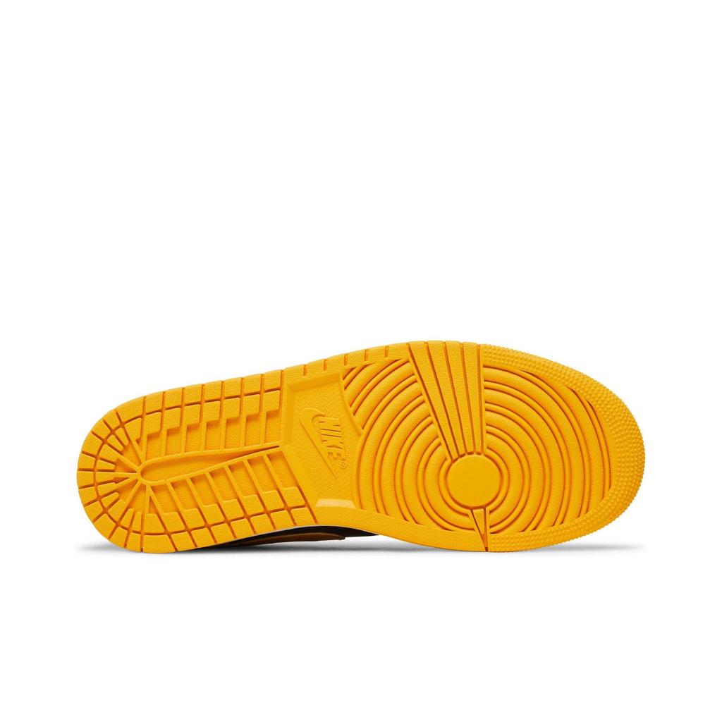 Air Jordan 1 Low 'Yellow Ochre' (Unisex) Black / Yellow Ochre / White Vintage Basketball Shoes 553558 072