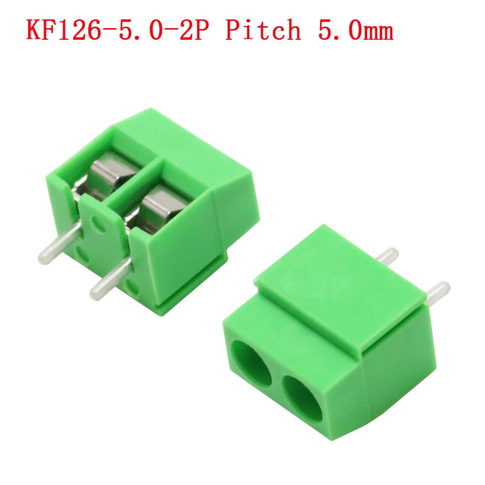 KF103/126/128/301/350/396-2Pin/3Pin 2.54/3.5/3.81/3.96/5.0/7.5mm Промежуточный блок Сращивание клеммы Винтовой тип PCB Винтовая клемма