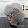 Монгольская плюшевая шляпа с широкими полями женская зимняя утолщенная теплая от холода лисий мех норковый флис купол взрослая шляпа