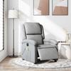 Electric Massage Chair Light Grey Fabric