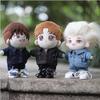 AXLUCE Plush Clothes - Plush Toy - Clothes - 20cm Denim Jacket, Pants, T-Shirt Doll (Light Blue)