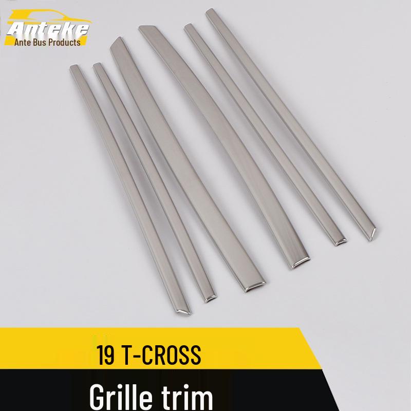 19 T-CROSS Front Grille Anti-Scratch Trim Strip Accessory