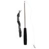 Cat Teaser ThreeSection Telescopic Cat Teaser Wand Retractable Kitten Teaser Stick with Feather