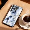 Чехол с блестками и мраморным узором G-Glitter Art для Samsung S26, S25, S24, S21, S22, S23, S30, Ultra, S20, FE, Lite, 10, 9, Черный