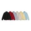 Unisex Oversized Knit Cardigan With Stand Collar Casual Loose Fit Pullover Fall Youth Fashion